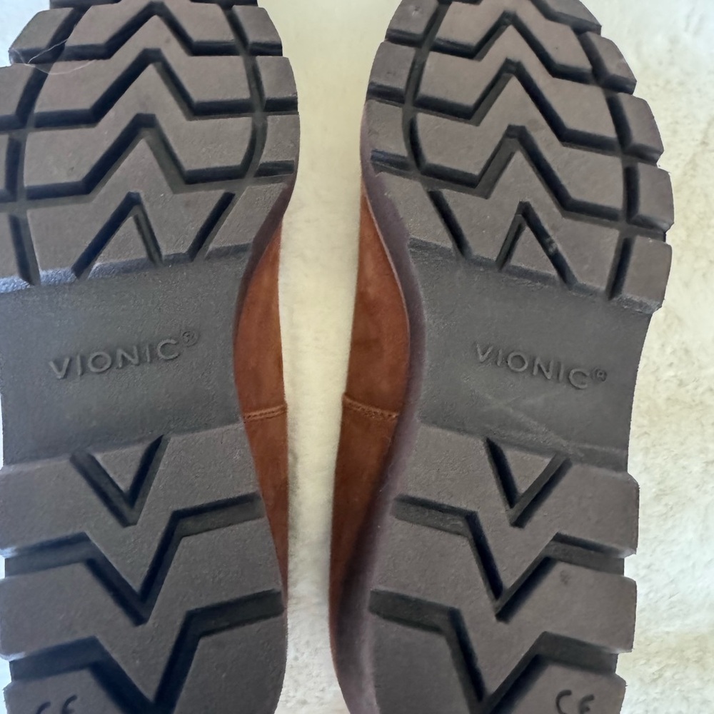 Women’s Vionic Brown Suede Women's Willow Wedge Shoes Size 8 1/2 - Picture 5 of 6